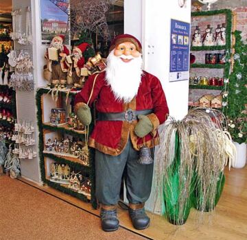 Hier ist der Weihnachtsmann zu Hause